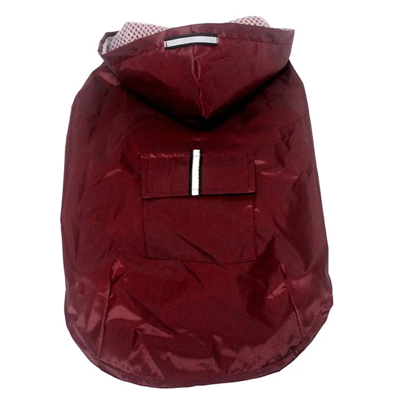 Imperméable pour chien avec bandes réfléchissantes – Toutes tailles