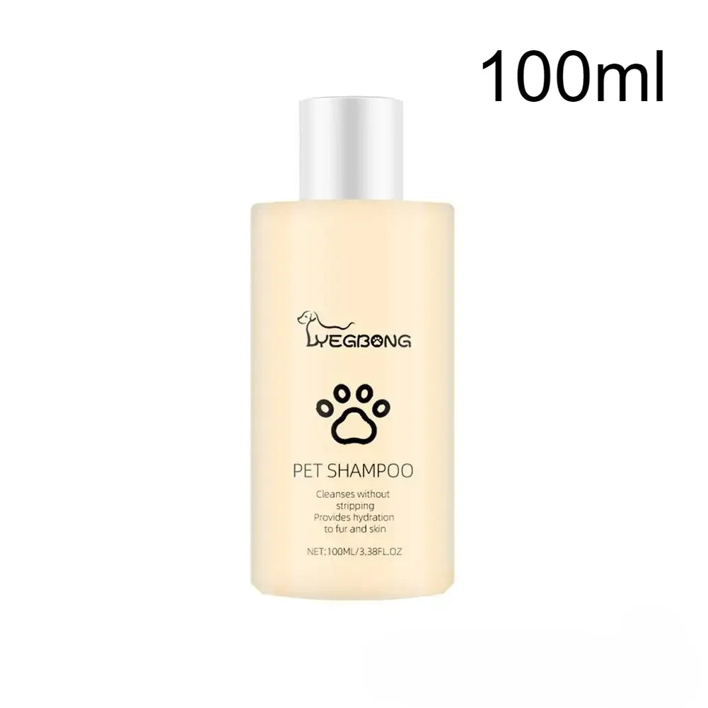 Shampoing pour chat et chien 100/300ml - Gel douche adoucissant, anti-acariens, hydratant