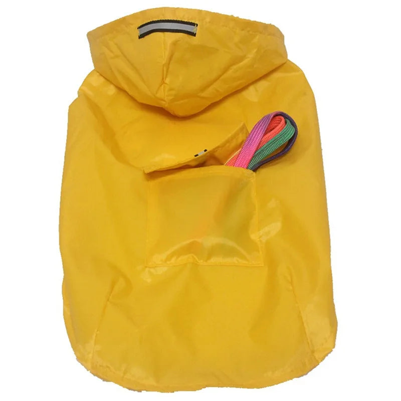 Imperméable pour chien avec bandes réfléchissantes – Toutes tailles