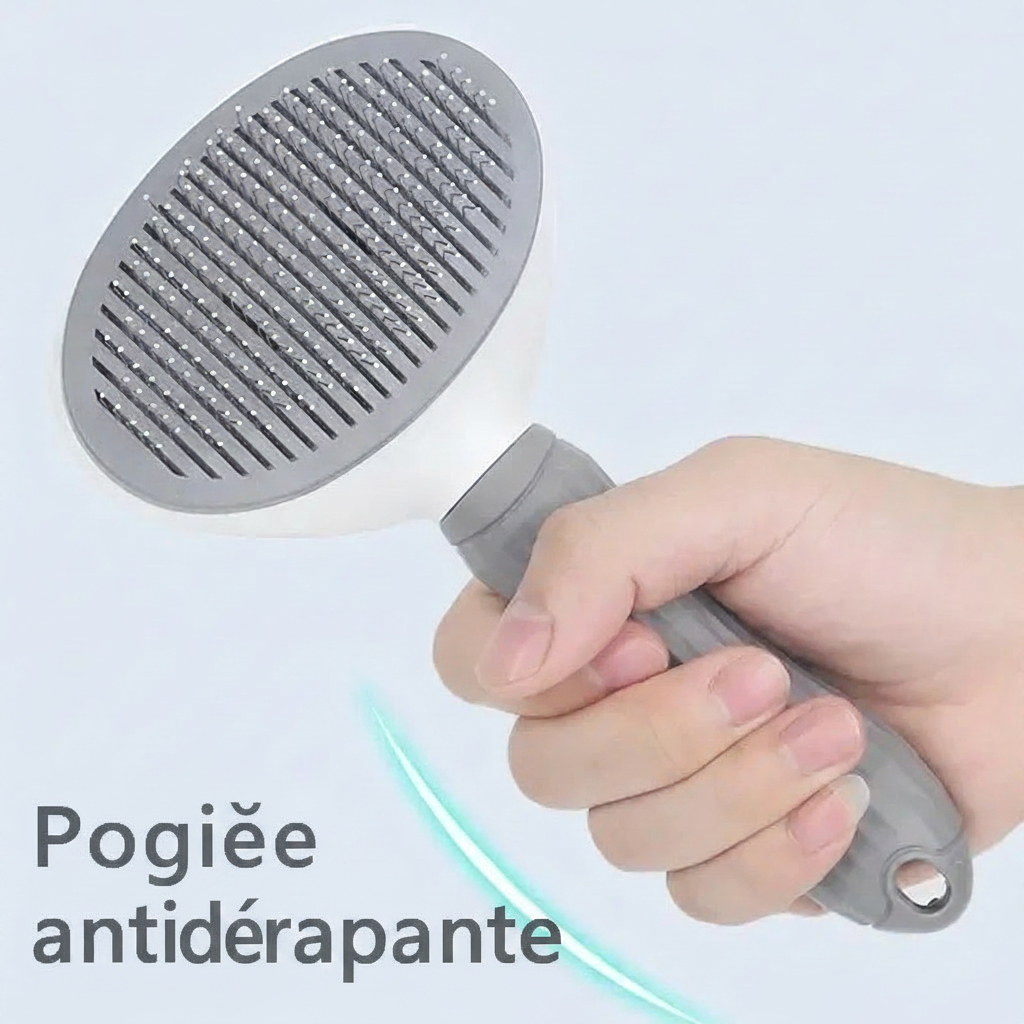Brosse Auto-Nettoyante pour Chien et Chat – Démêlage Facile