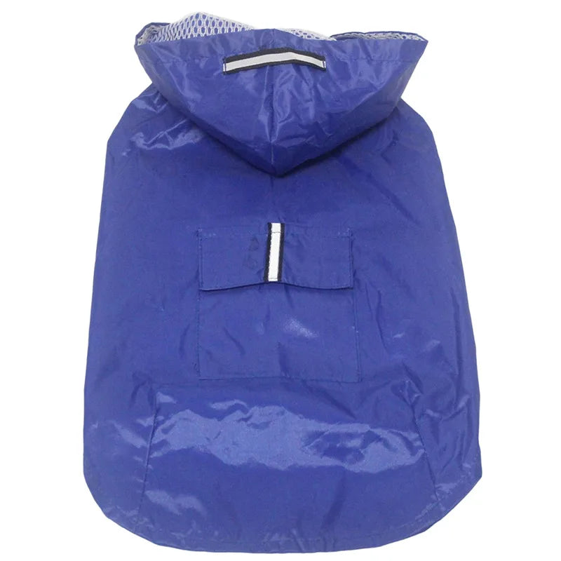 Imperméable pour chien avec bandes réfléchissantes – Toutes tailles