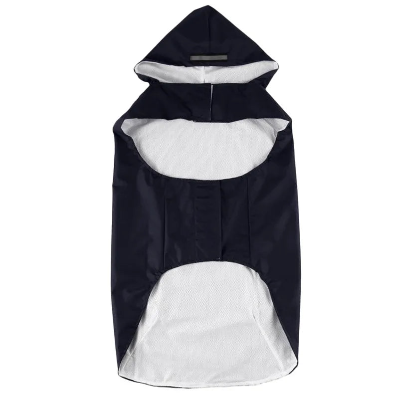 Imperméable pour chien avec bandes réfléchissantes – Toutes tailles