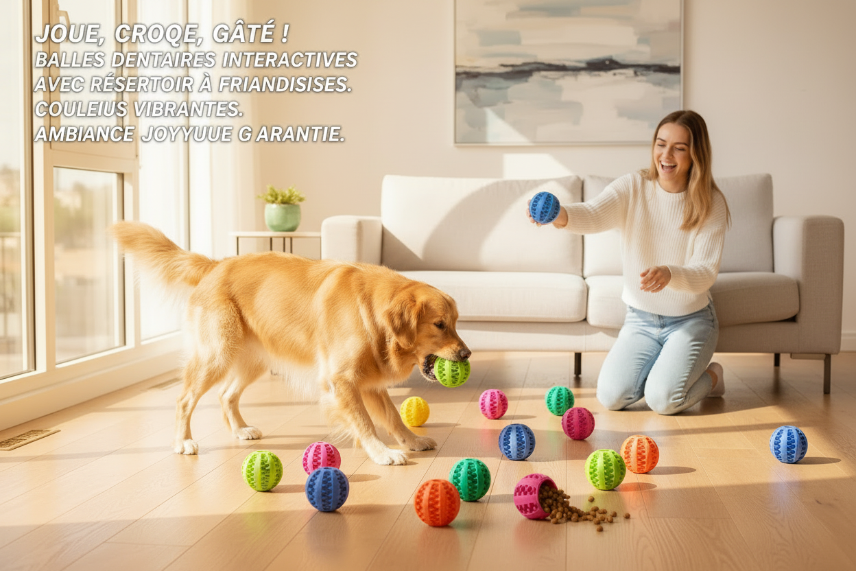 Balle dentaire interactive – ambiance enthousiaste